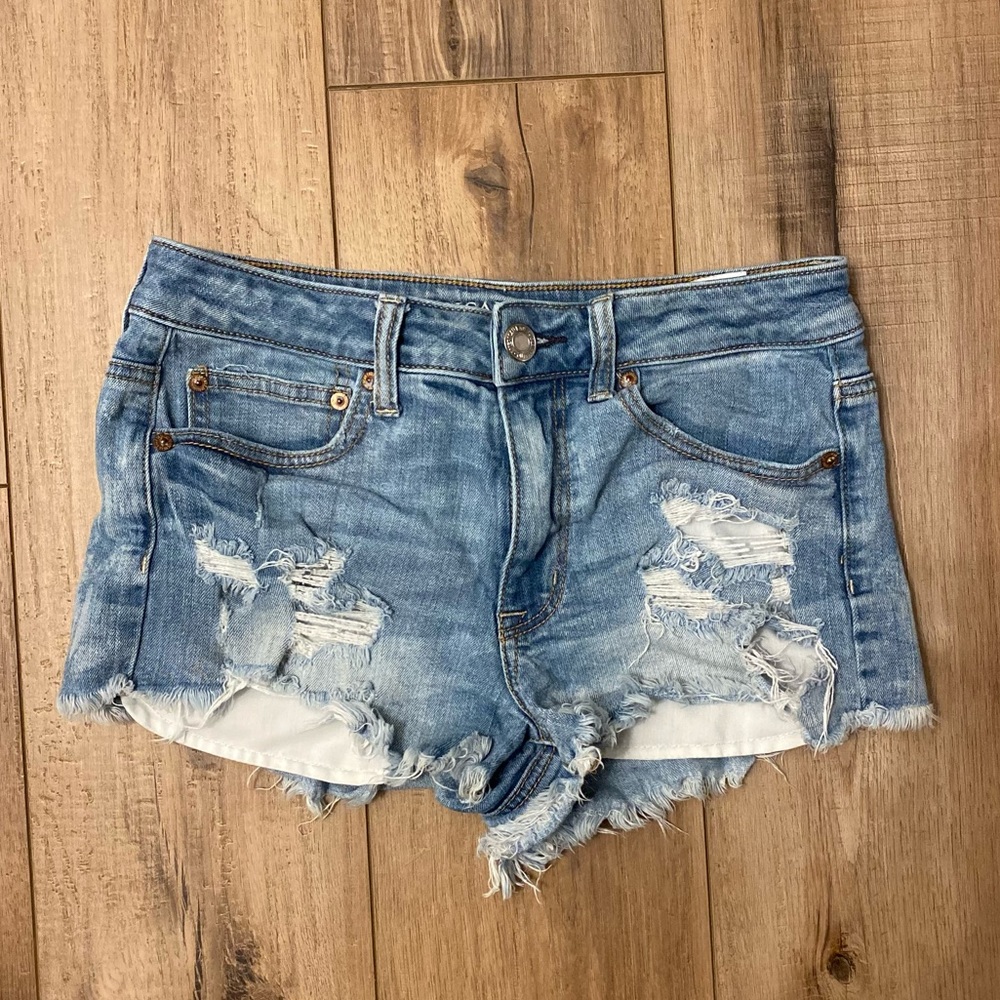 American Eagle Stretch Jean Shorts